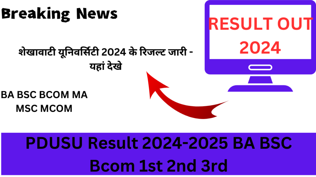 PDUSU Result 2024-2025